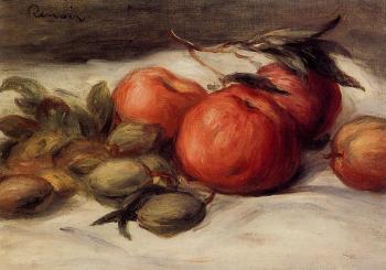 皮埃爾 奧古斯特 雷諾阿 Still Life with Apples and Almonds